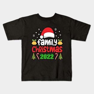 Family Christmas 2022 Matching Squad Kids T-Shirt